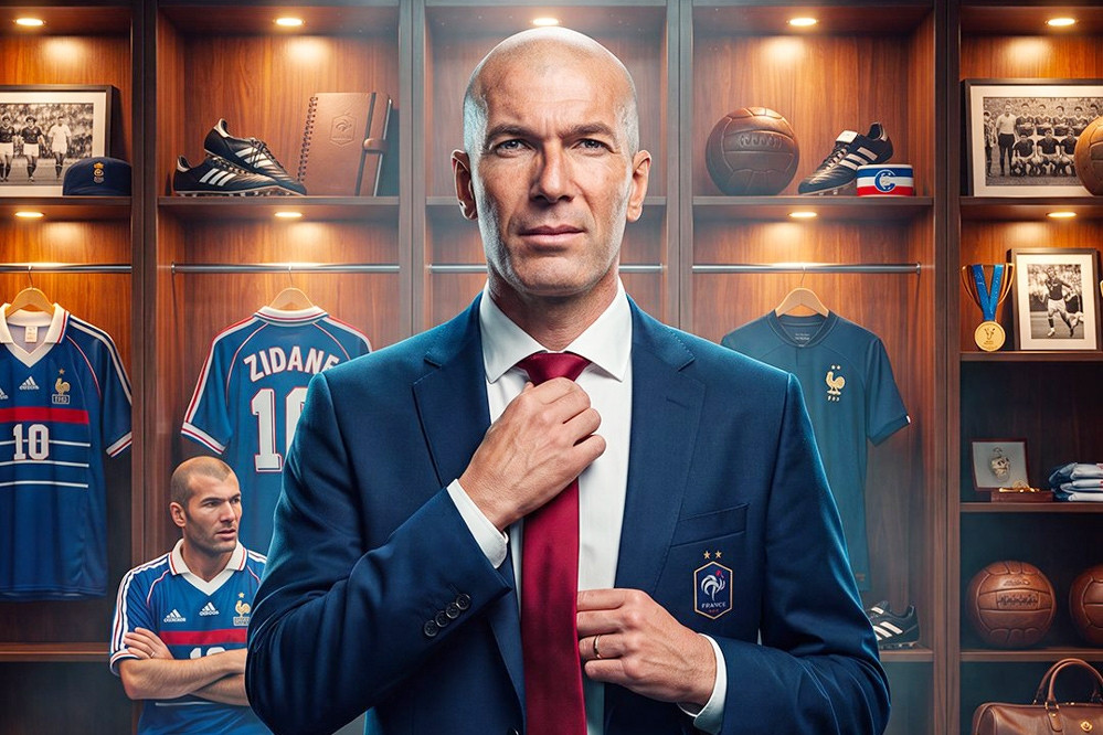 Zidane được bổ nhiệm làm HLV trưởng tuyển Pháp