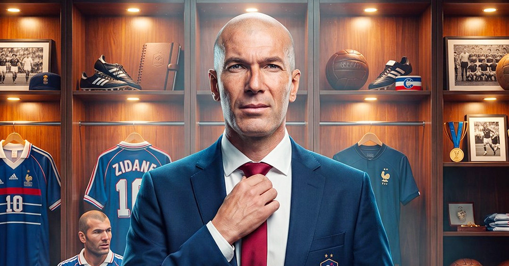 Zidane được bổ nhiệm làm HLV trưởng tuyển Pháp