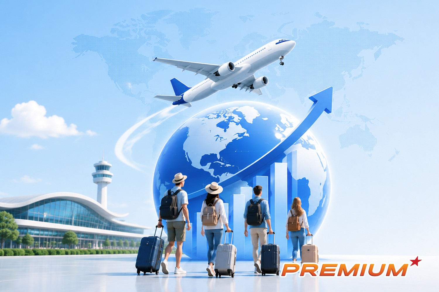 Khách quốc tế qua đường hàng không tăng hơn 11%