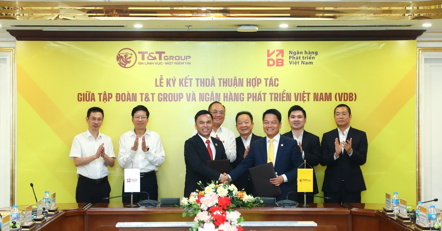 T&T Group bắt tay VDB, mở rộng kênh vốn cho danh mục dự án chiến lược