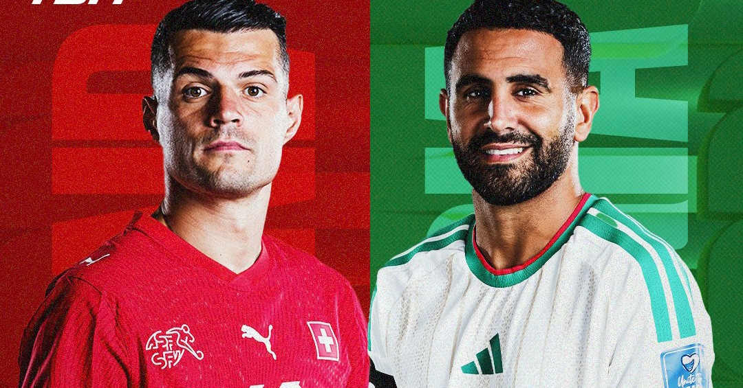 Link xem trực tiếp bóng đá Thụy Sĩ vs Algeria, 10h ngày 3/7