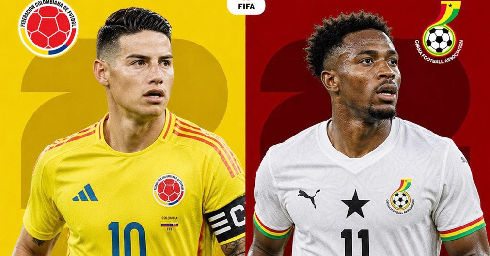 Link xem trực tiếp bóng đá Colombia vs Ghana, 8h30 ngày 4/7