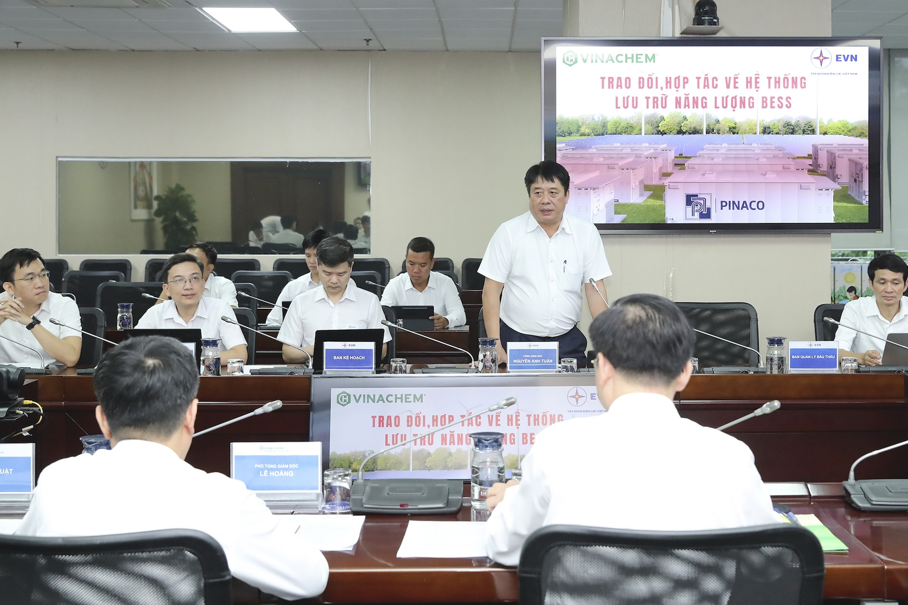 EVN và Vinachem hợp tác nghiên cứu phát triển pin lưu trữ năng lượng BESS
