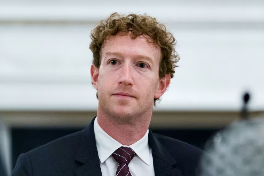 CEO Meta Mark Zuckerberg tại bữa tiệc do Tổng thống Mỹ Donald Trump tổ chức cùng các lãnh đạo công nghệ Mỹ tại Nhà Trắng vào ngày 4/9/2025. Ảnh: Will Oliver/EPA/Shutterstock