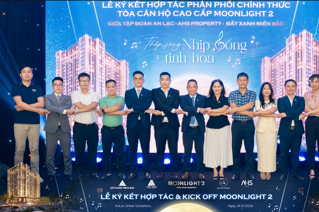 AHS Property và Đất Xanh Miền Bắc phân phối dự án căn hộ cao cấp Moonlight 2