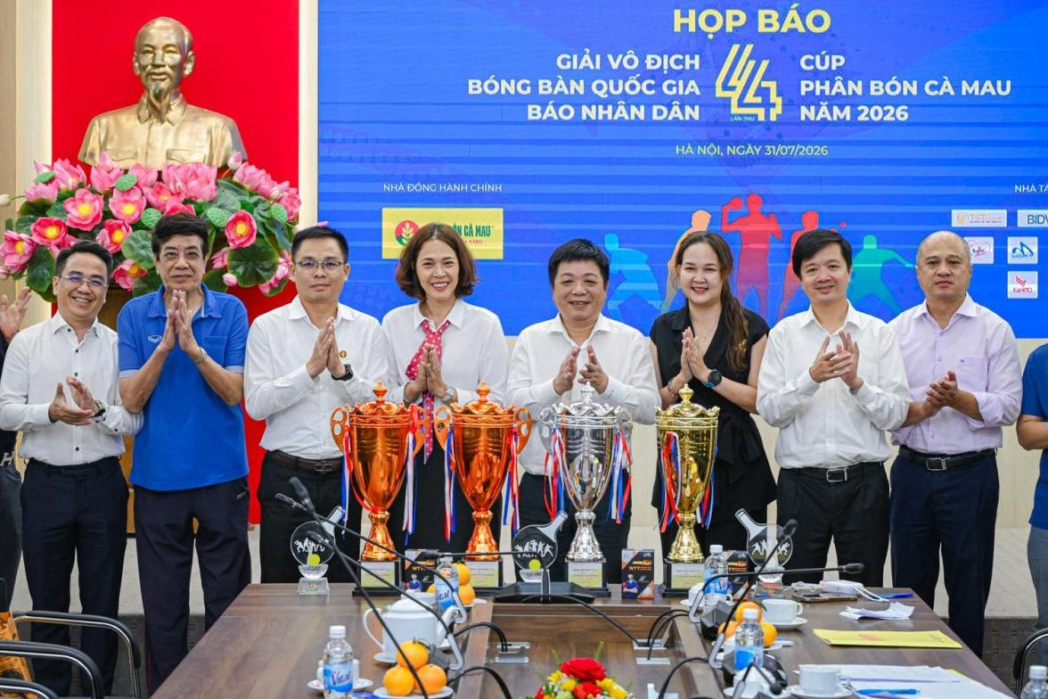Gần 140 tay vợt tranh tài tại giải bóng bàn vô địch quốc gia 2026