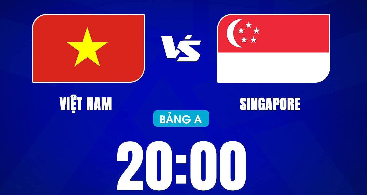 Xem trực tiếp bóng đá Việt Nam vs Singapore ở kênh nào?