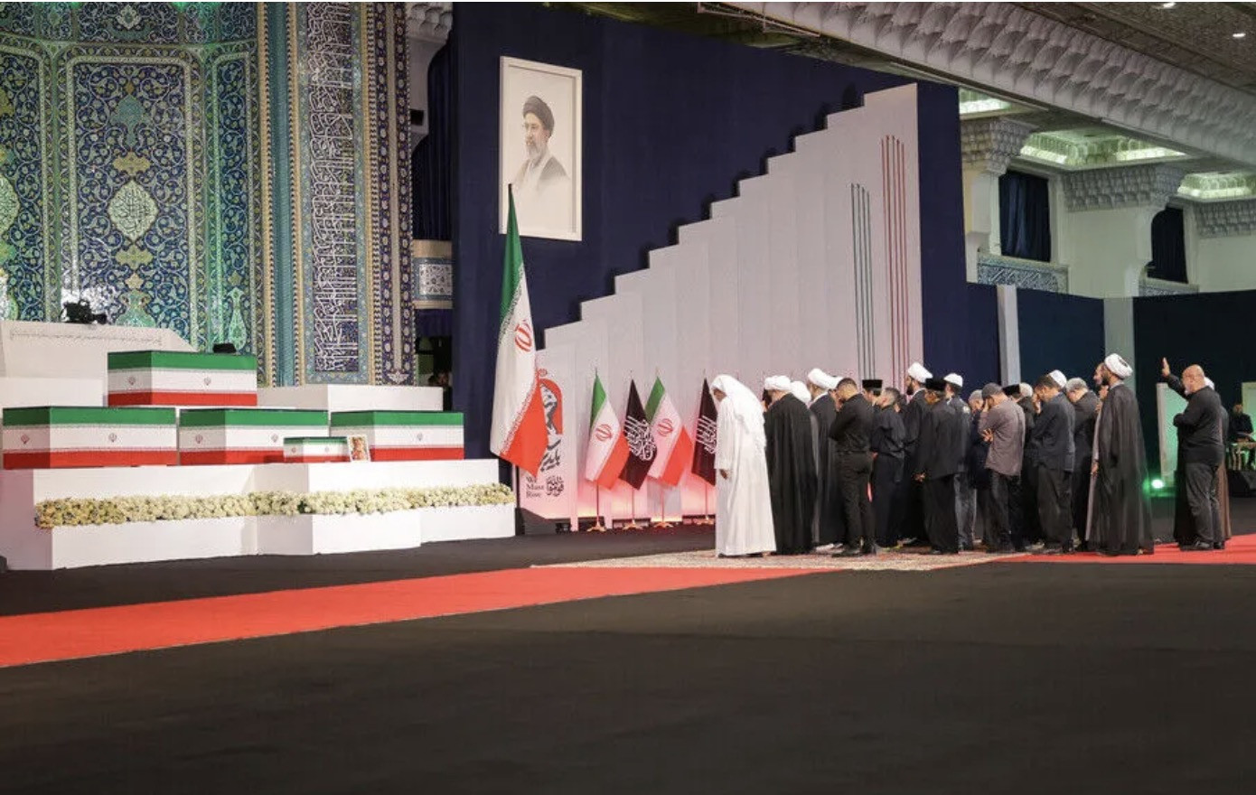 tang lễ KHamenei. Ảnh: Văn phòng TT Iran