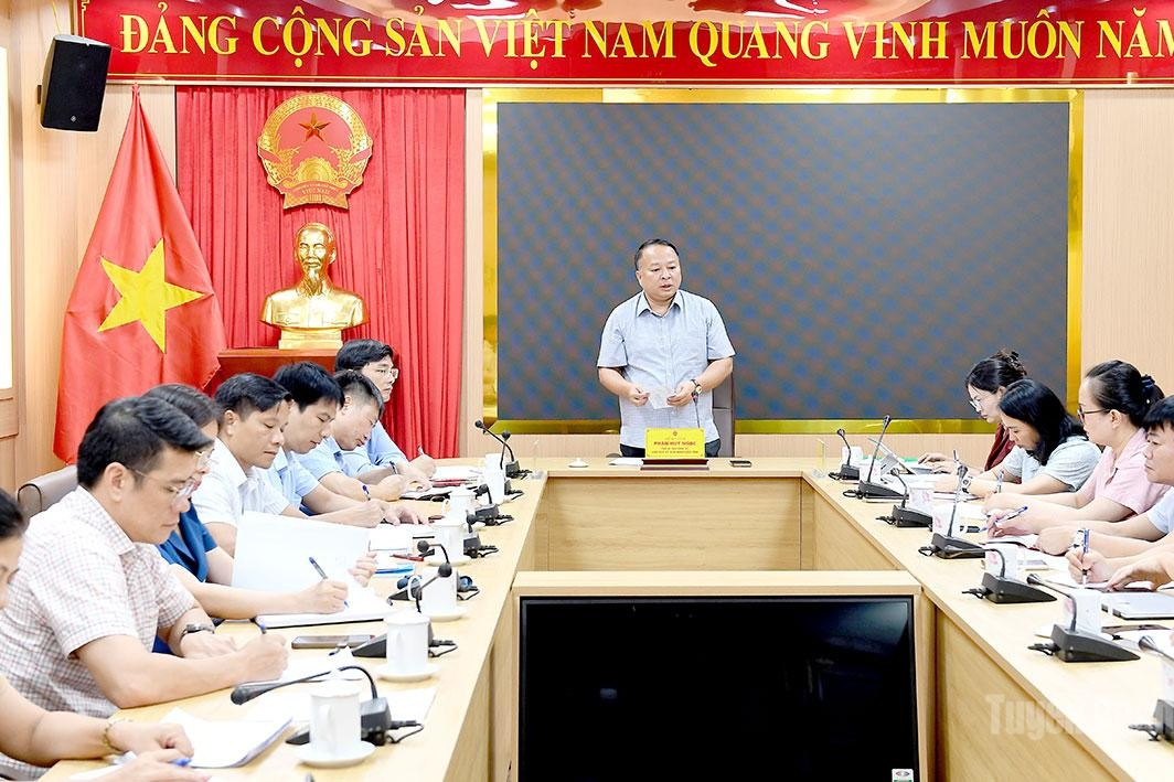 Vụ 147 điểm 10 môn Toán: Chủ tịch tỉnh Tuyên Quang làm việc với BCĐ kỳ thi THPT