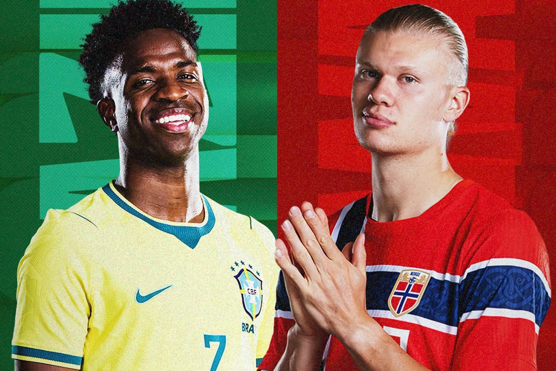 Link xem trực tiếp bóng đá Brazil vs Na Uy, 3h ngày 5/7