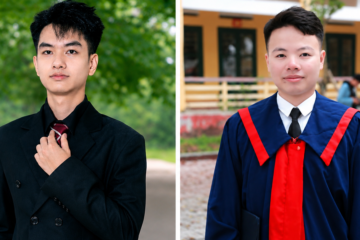 Hai nam sinh con nhà nông cùng giành ngôi thủ khoa A00 Thanh Hóa
