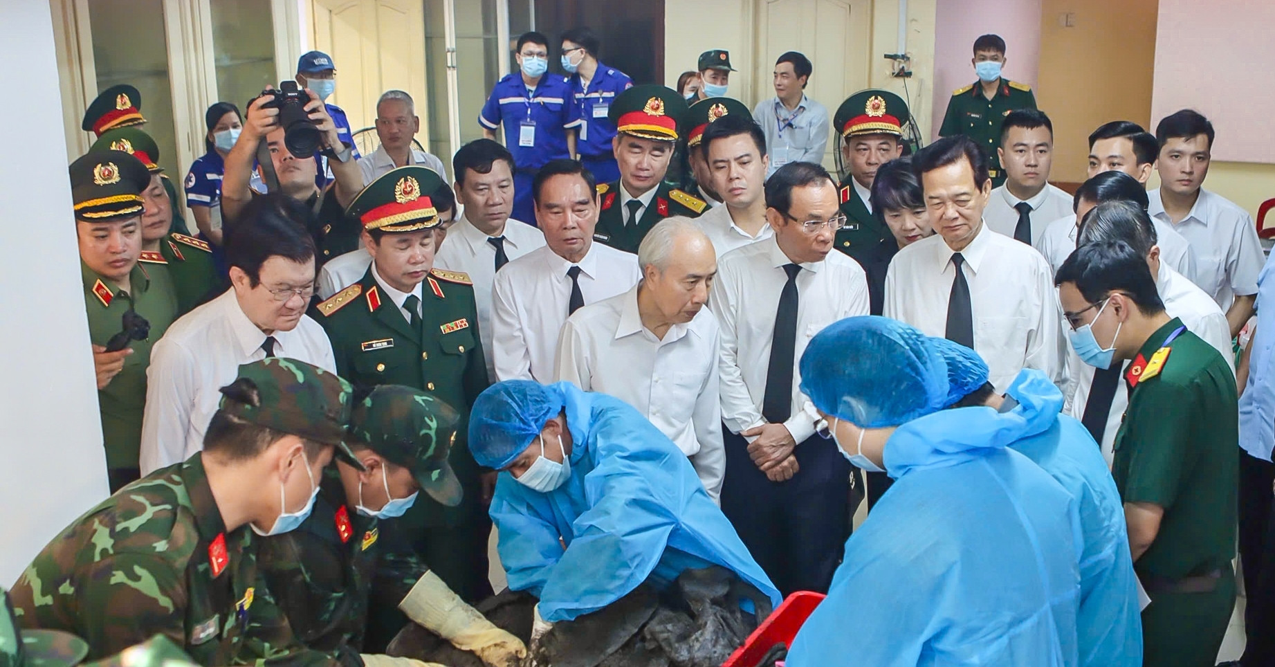 Bước đầu phát hiện 7 bộ hài cốt liệt sĩ tại Công viên Lê Thị Riêng
