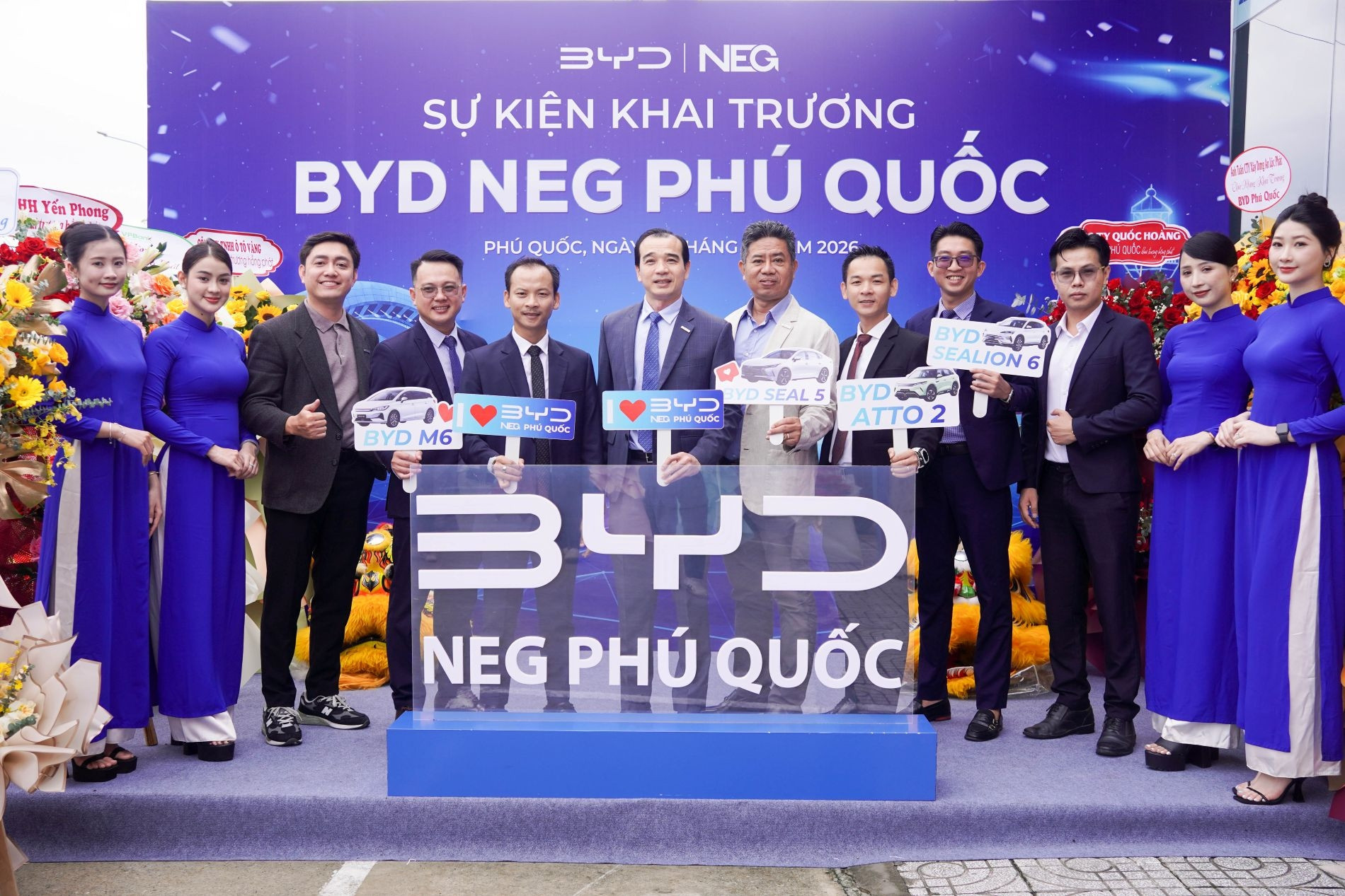 Khai trương showroom BYD NEG Phú Quốc