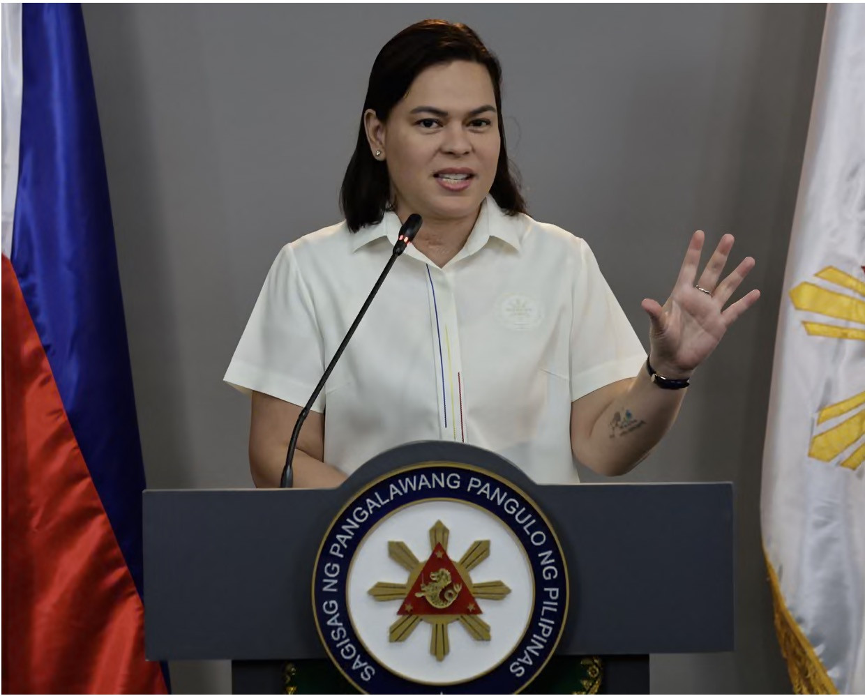 Sara Duterte. Ảnh: EPA
