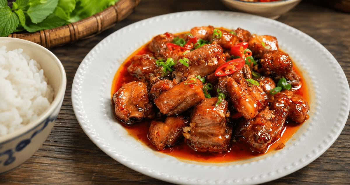 Cách làm sườn rim mắm cực đơn giản, ngon khó cưỡng tại nhà