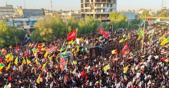 Hàng triệu người tập trung ở Iraq để tham dự lễ tang cố lãnh tụ Iran
