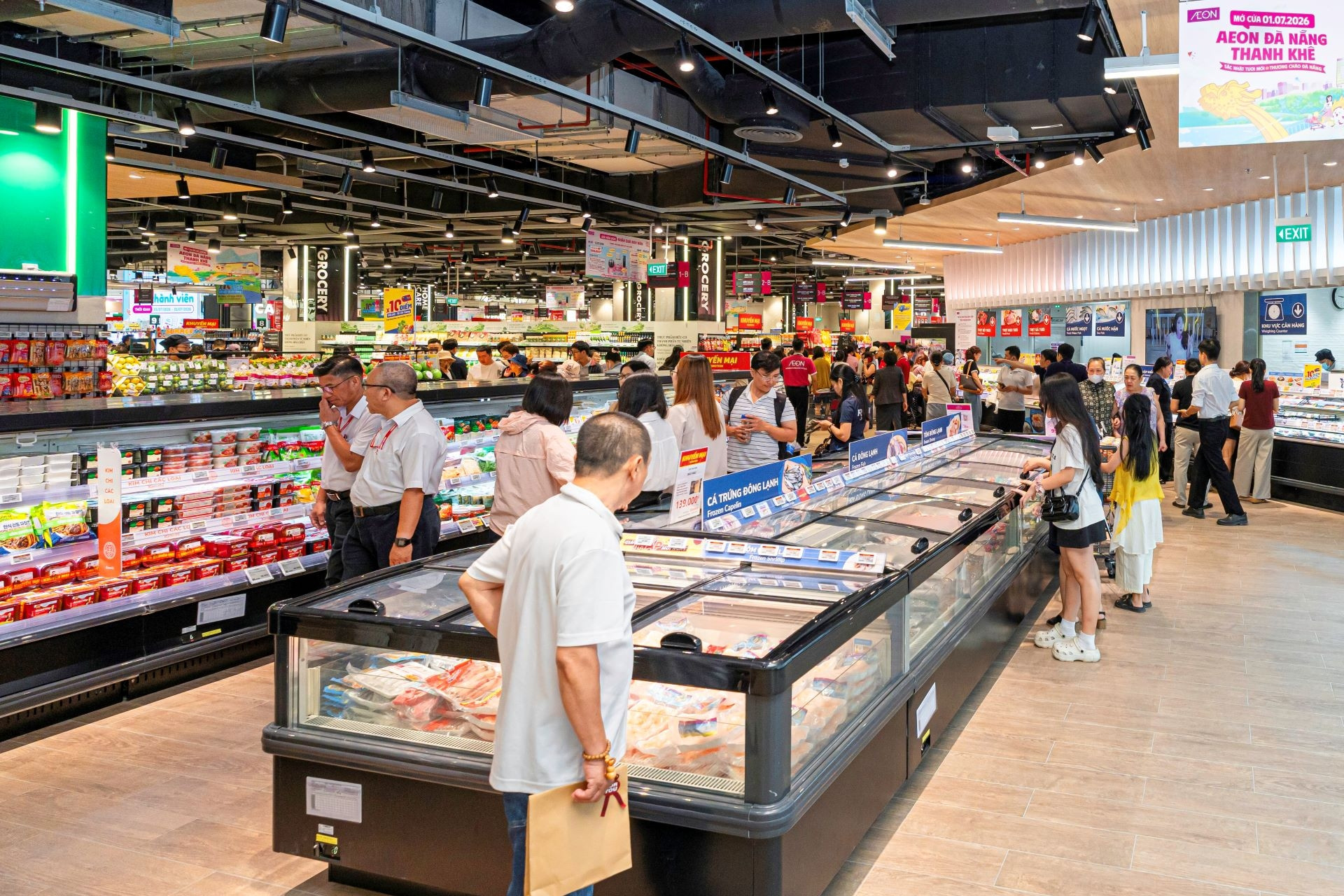 Aeon Đà Nẵng Thanh Khê vừa khai trương đã đón hàng vạn lượt khách