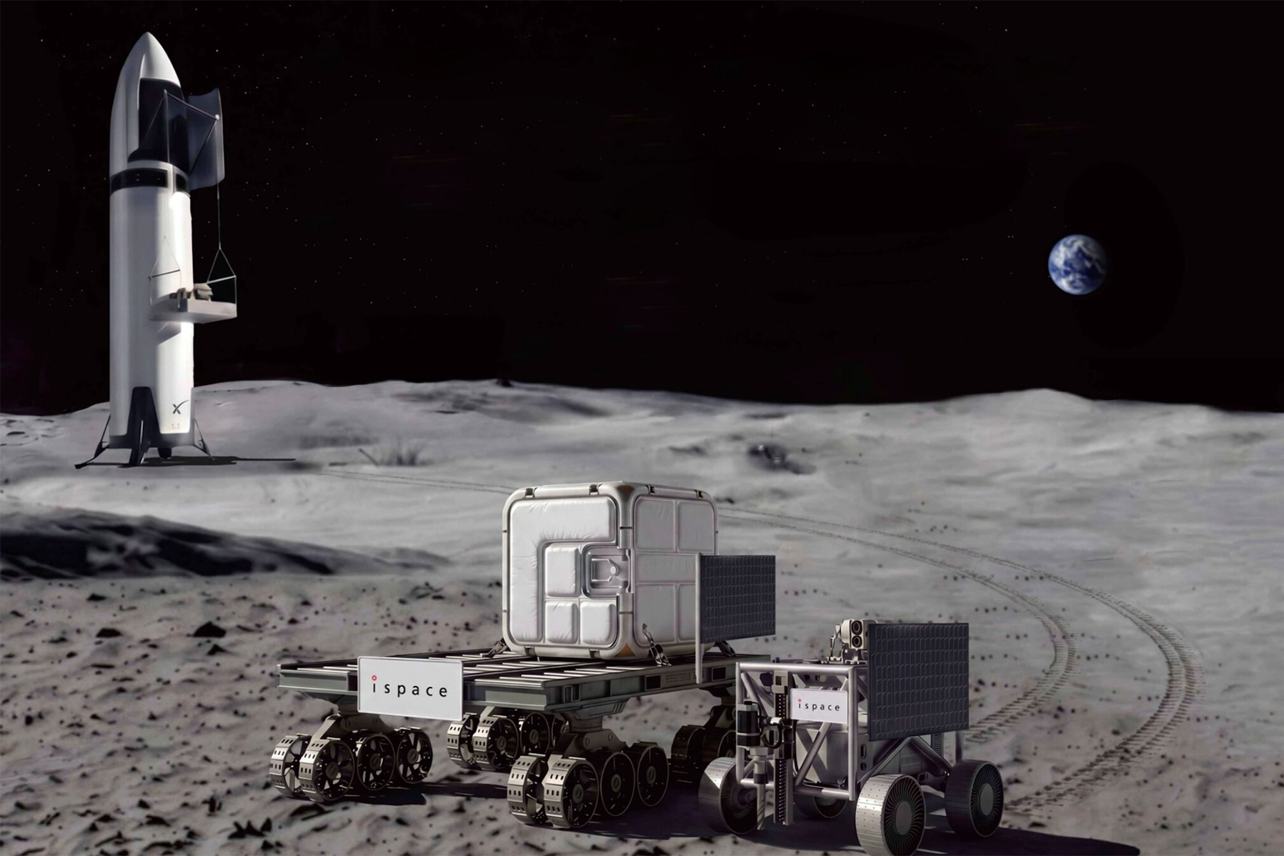 Đón đầu cuộc 'sốt vàng' vũ trụ, công ty Nhật thuê SpaceX đưa robot 'hạng nặng' lên Mặt Trăng