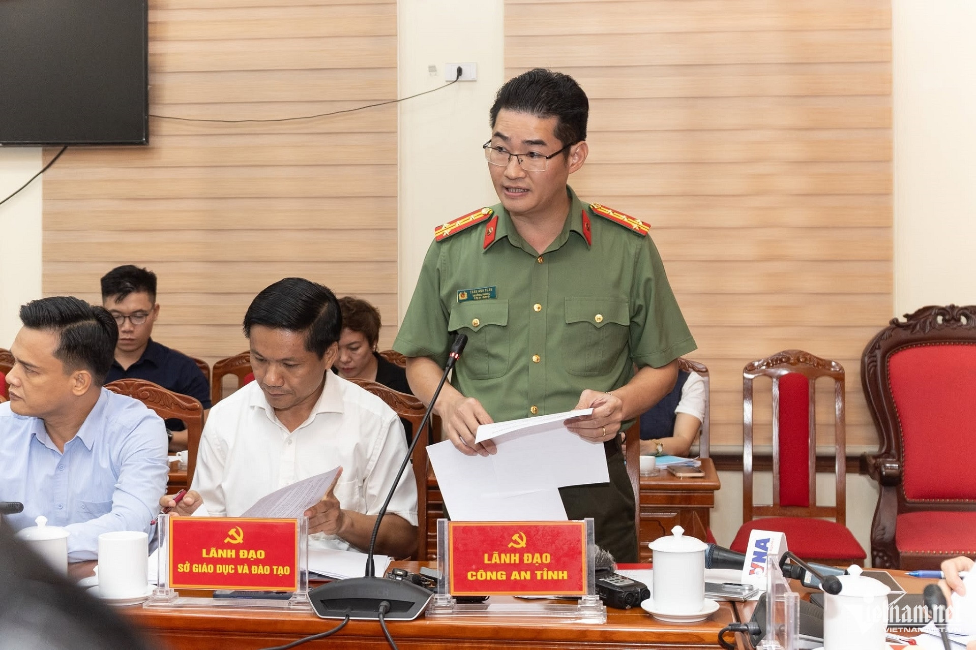 Trưởng điểm thi trường chuyên Tuyên Quang chỉ đạo giám thị tạo điều kiện cho thí sinh