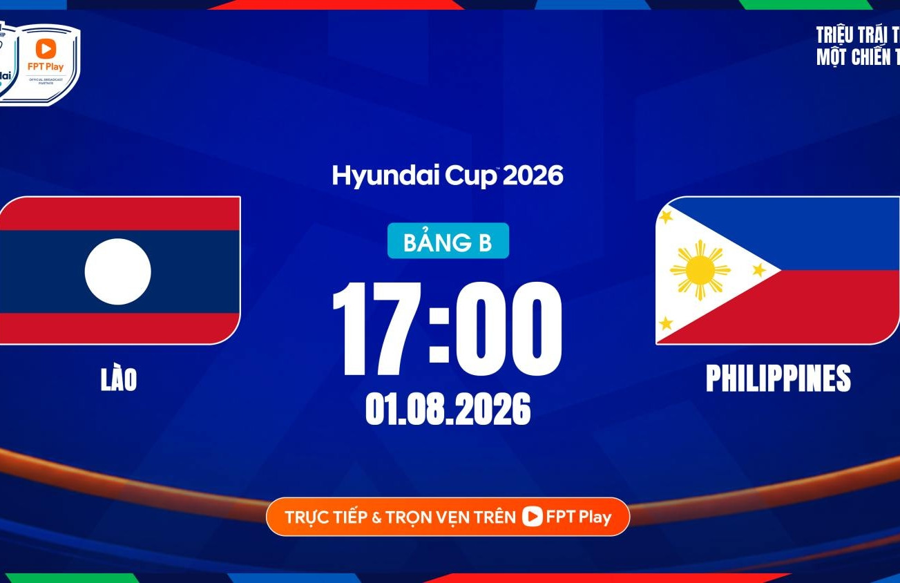 Link xem trực tiếp bóng đá Lào vs Philippines, 17h hôm nay 1/8