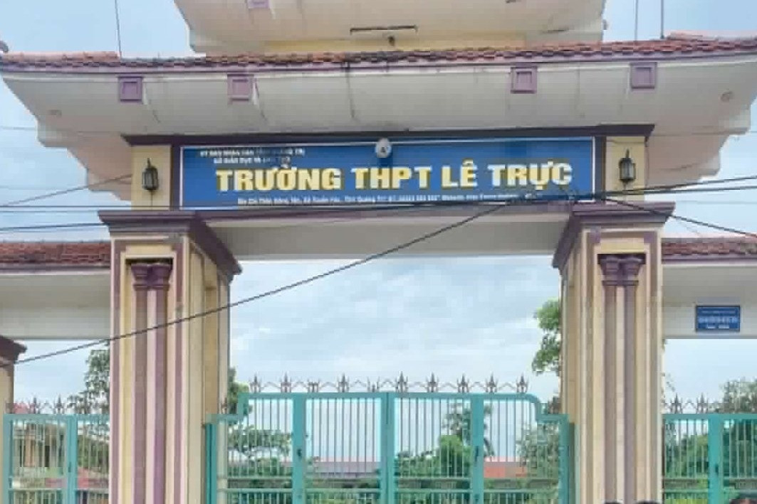 Quảng Trị hủy kết quả thi của 5 thí sinh, trong đó có con trai hiệu trưởng