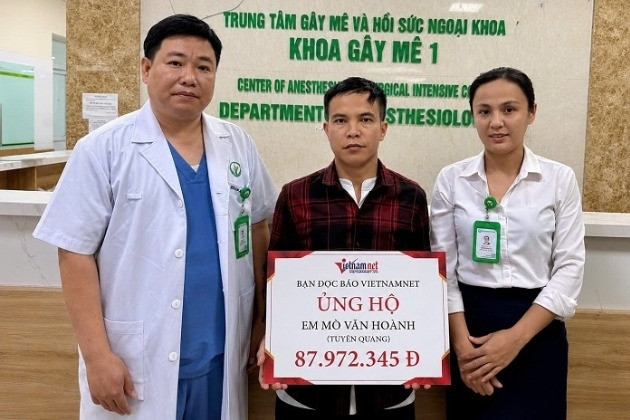 Bạn đọc giúp đỡ em Mò Văn Hoành bị tai nạn giao thông hơn 87 triệu đồng