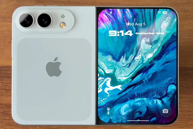 iPhone Ultra gập 2.300 USD lộ diện: Bản lề kim loại lỏng, màu sắc sang xịn
