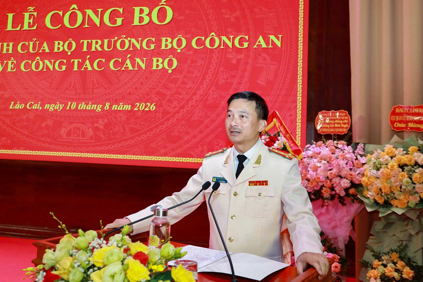 Phó Cục trưởng Cục An ninh chính trị nội bộ làm Giám đốc Công an tỉnh Lào Cai