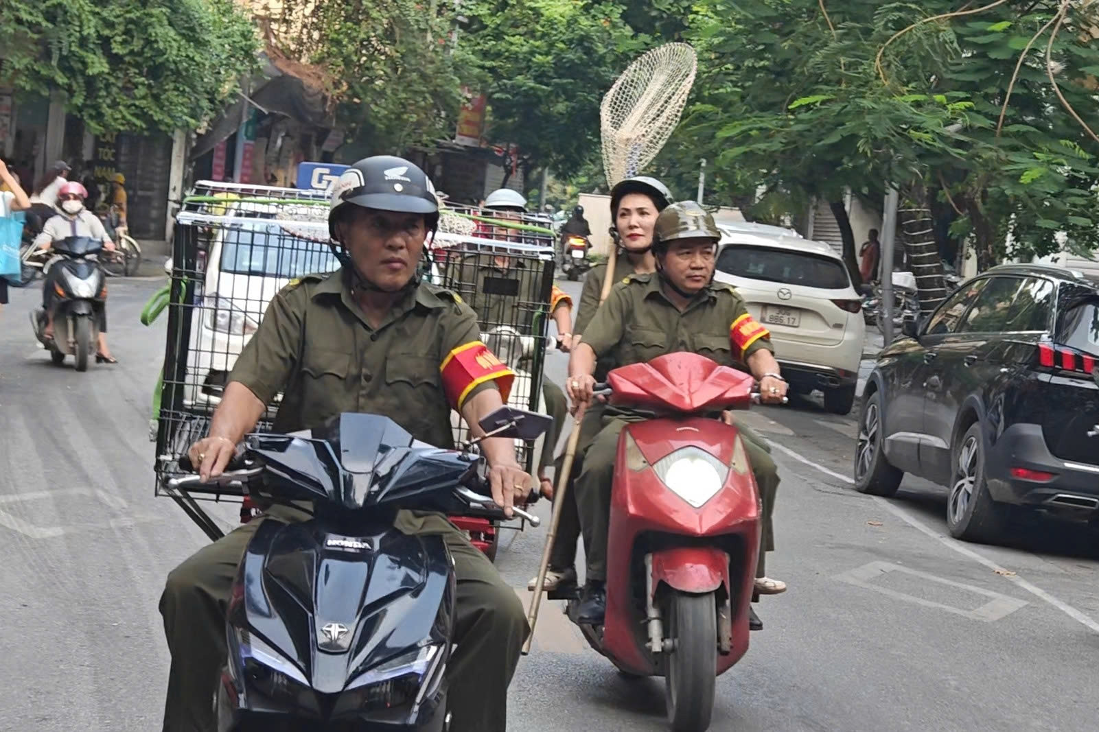 Tổ bắt chó thả rông ở Hà Nội liên tục đổi giờ tuần tra để xử lý vi phạm