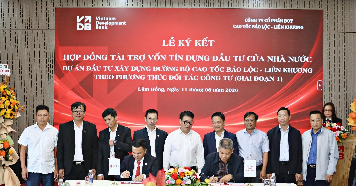 VDB tài trợ gần 5.000 tỷ đồng cho dự án cao tốc Bảo Lộc - Liên Khương