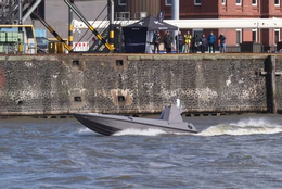 A component in the cameras of the Kraken K3 Scout drone transmitted a signal to China, U.K. officials said. Marcus Brandt/dpa/ZUMA Press