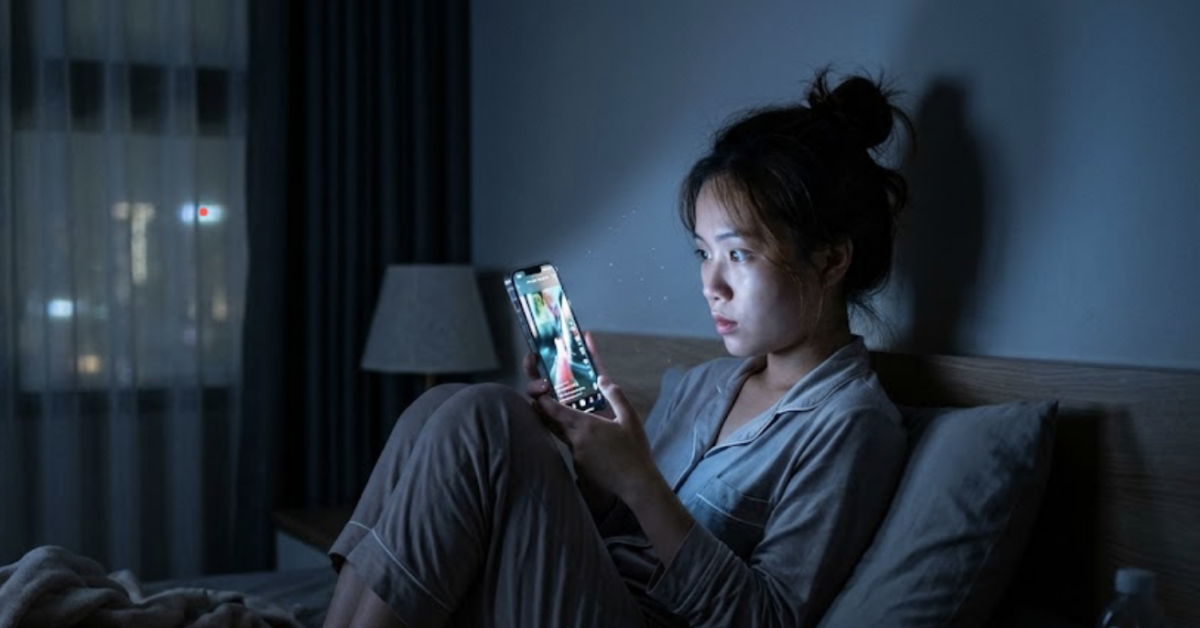 Giới trẻ nghiện video ngắn: Lướt trong vô thức và cả đêm không ngủ