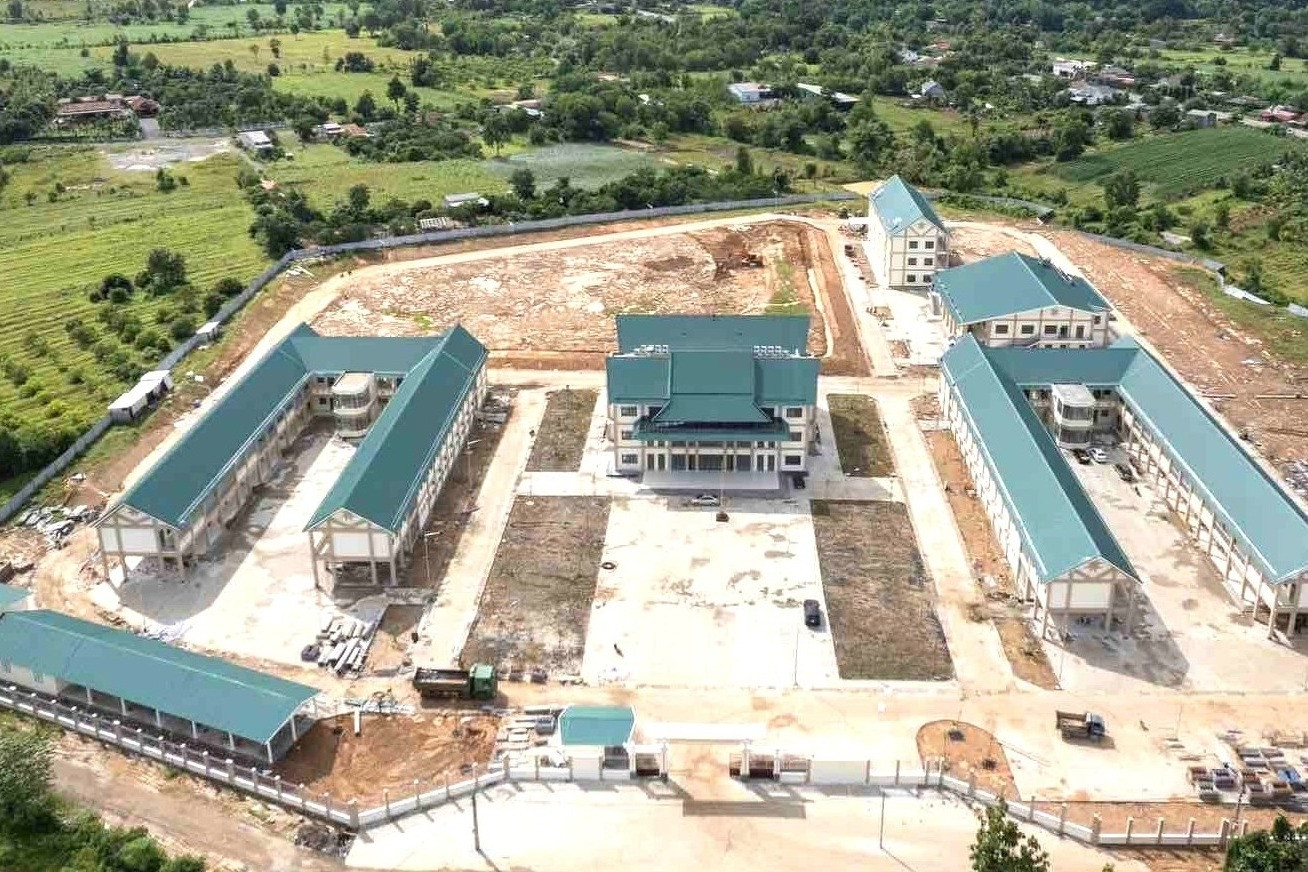 Hoàn thành trường nội trú liên cấp đầu tiên ở biên giới Đắk Lắk