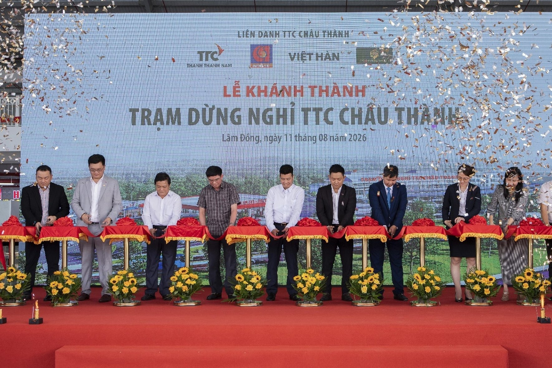Khánh thành Trạm dừng nghỉ TTC Châu Thành trên cao tốc Vĩnh Hảo - Phan Thiết
