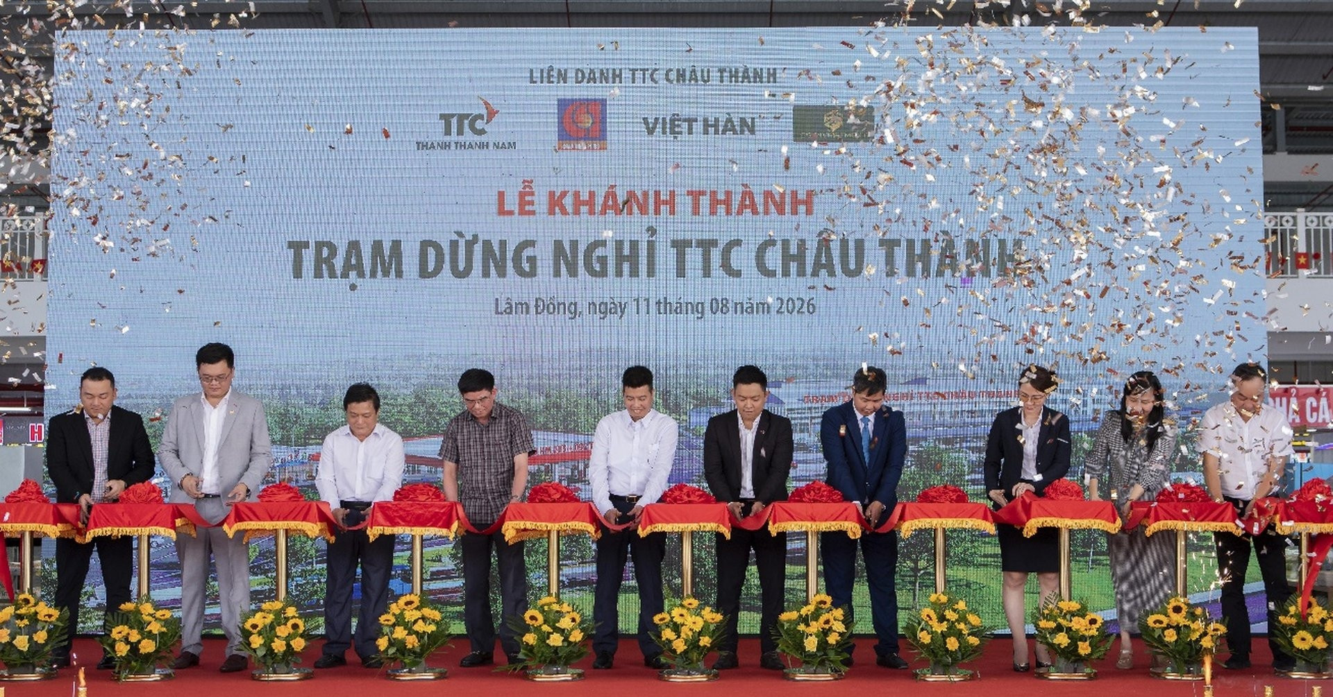 Khánh thành Trạm dừng nghỉ TTC Châu Thành trên cao tốc Vĩnh Hảo - Phan Thiết