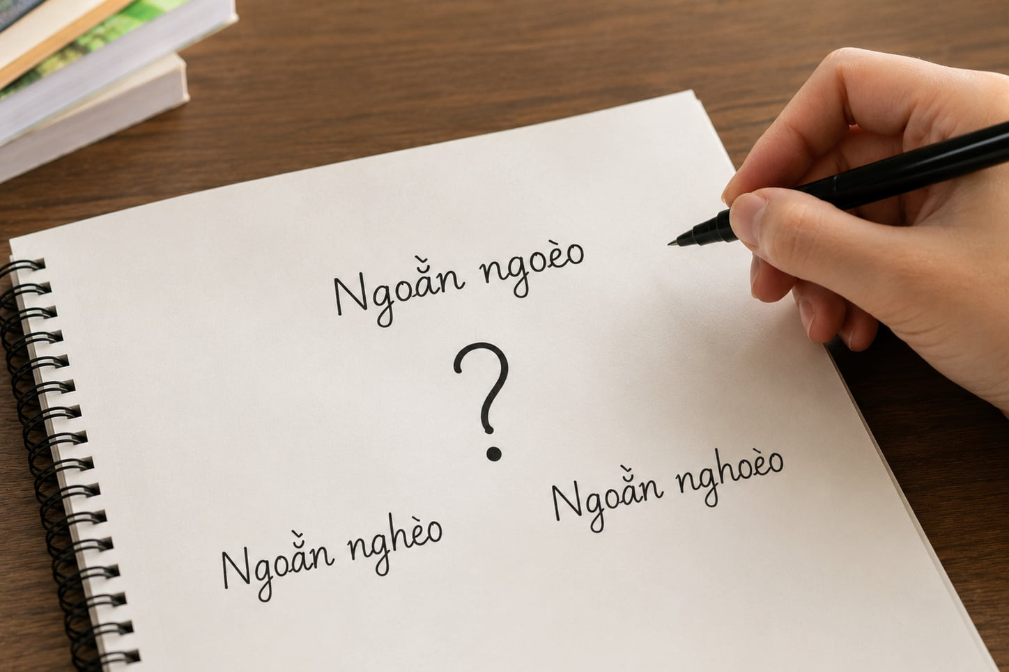 Ngoằn ngoèo hay ngoằn nghèo hay ngoằn nghoèo: Từ nào viết đúng chính tả?