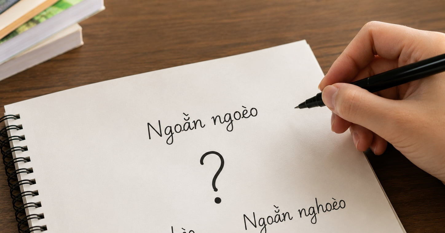 Ngoằn ngoèo hay ngoằn nghèo hay ngoằn nghoèo: Từ nào viết đúng chính tả?