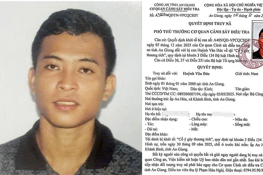 Truy nã nam thanh niên chém trọng thương em trai vì đem xe của mẹ đi cầm cố