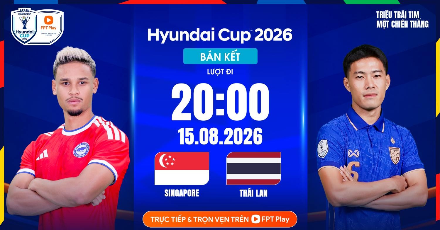 Link xem trực tiếp ASEAN Cup 2026 hôm nay 15/8