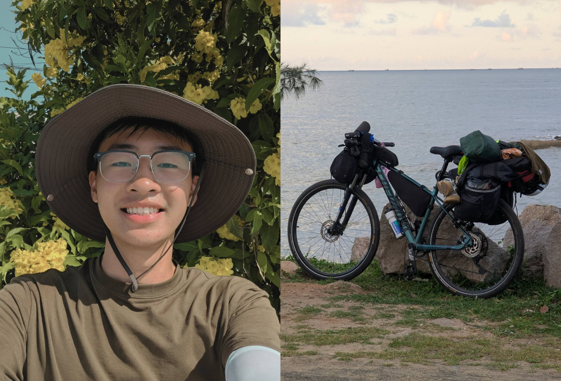 Sau kỳ thi tốt nghiệp THPT, nam sinh Tuyên Quang đạp xe xuyên Việt gần 1900km