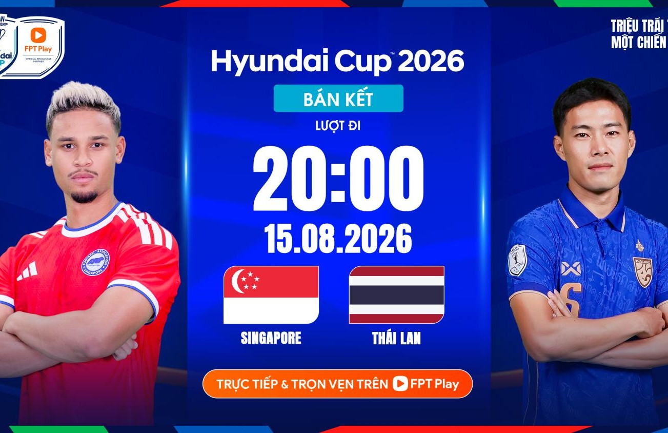 Xem trực tiếp bóng đá Singapore vs Thái Lan ở kênh nào?