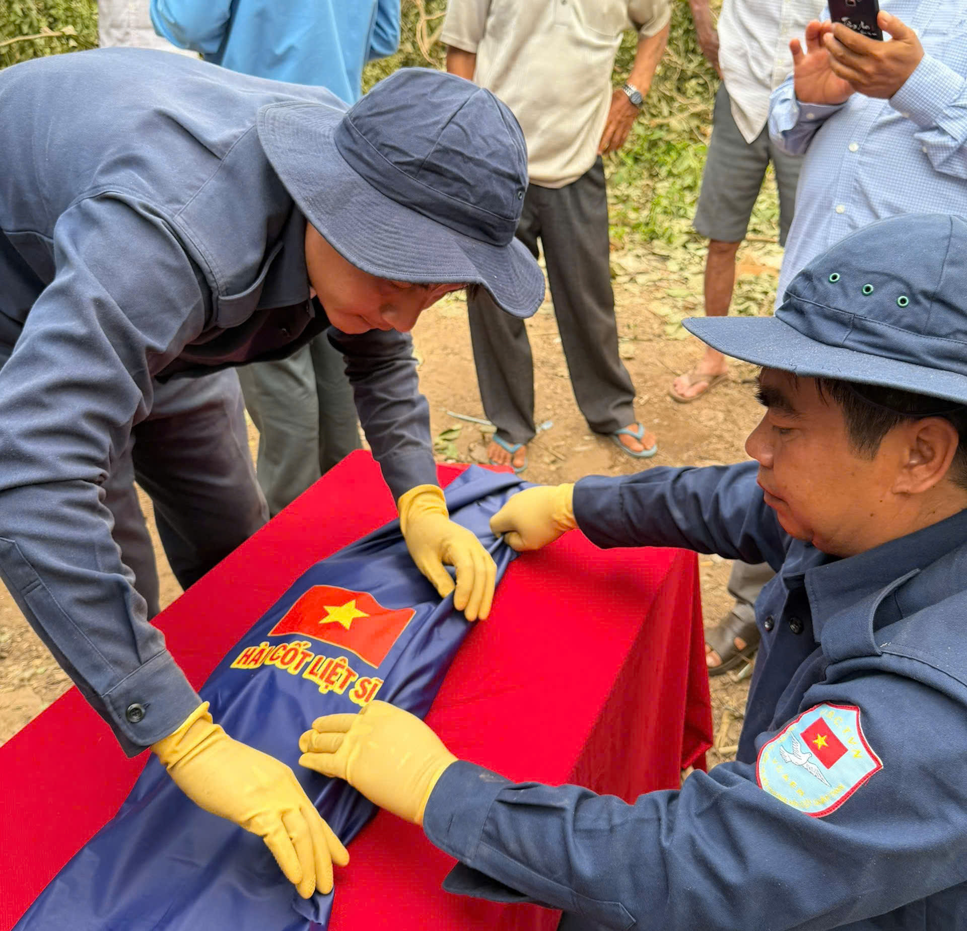 Đội K93 tìm thấy hài cốt liệt sĩ Nguyễn Văn Minh
