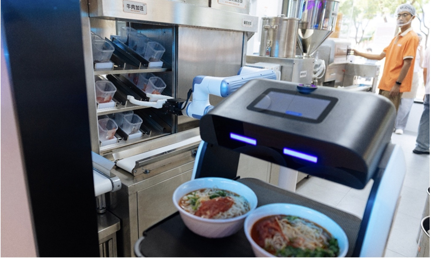 Mỳ robot. Ảnh: Global Times