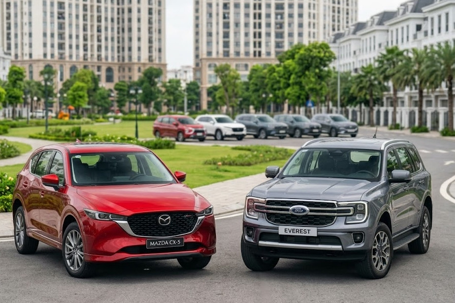 Giải mã sức hút của Mazda CX-5 và Ford Everest trong nhóm xe đa dụng cỡ trung
