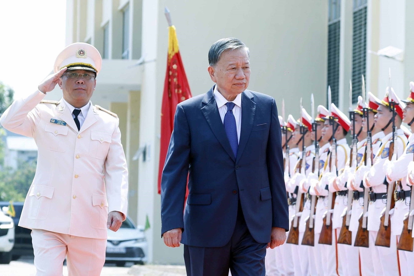 Tổng Bí thư, Chủ tịch nước thăm, làm việc tại Học viện Kỹ thuật và Công nghệ an ninh