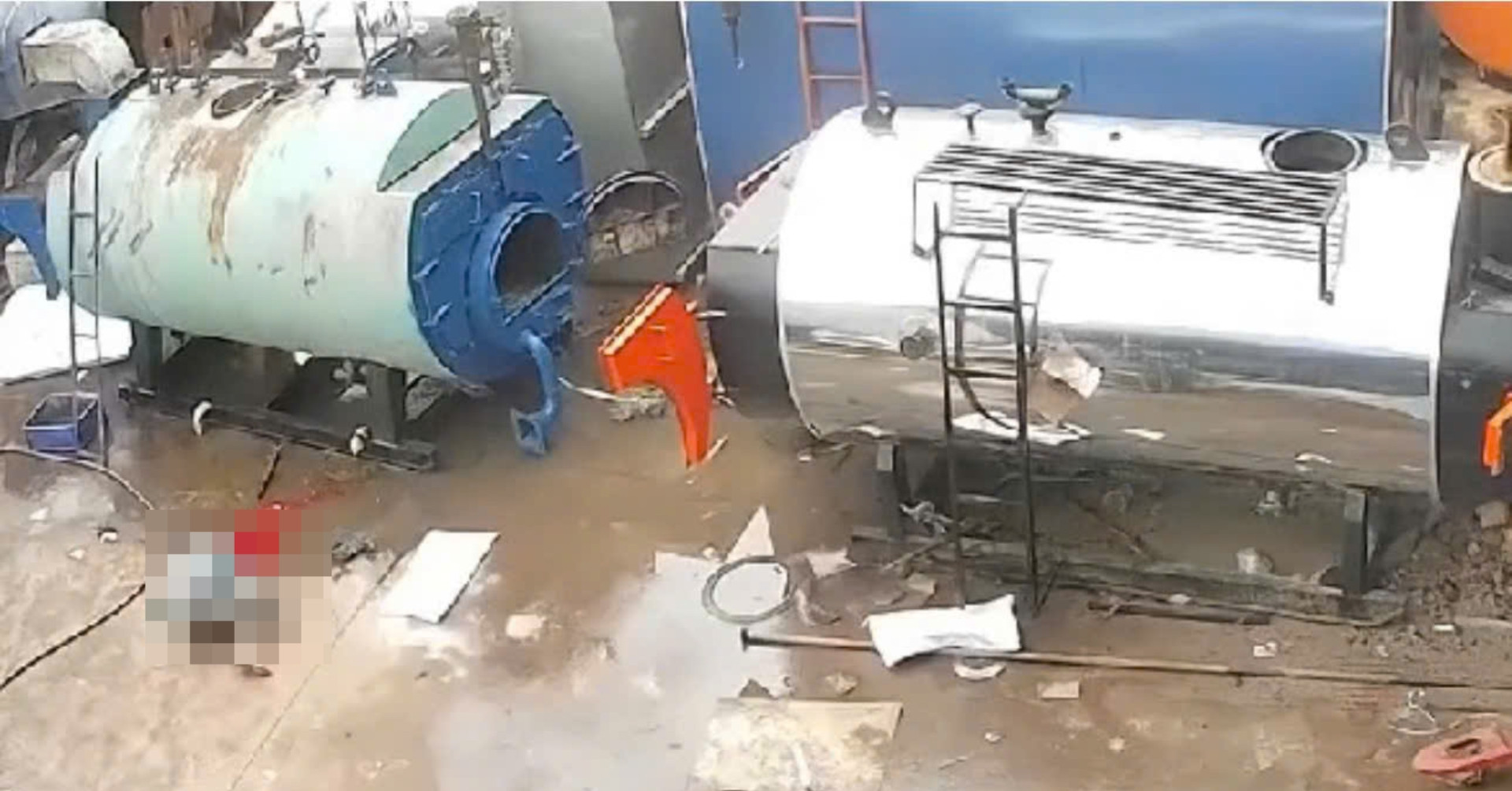 Nổ bình hơi lúc sửa chữa, nam thanh niên tử vong