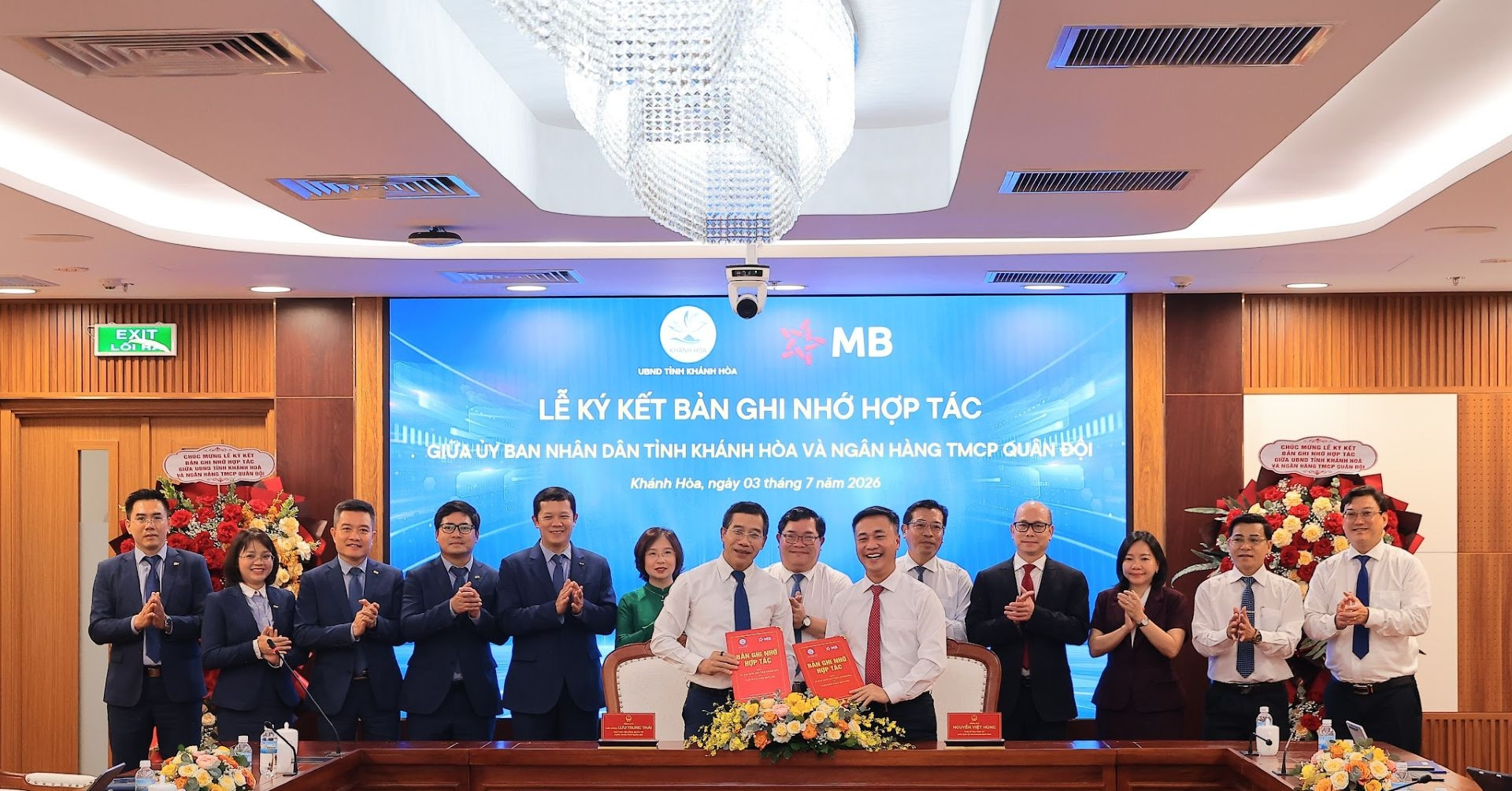 Khánh Hòa hợp tác cùng MB thúc đẩy chuyển đổi số và phát triển kinh tế