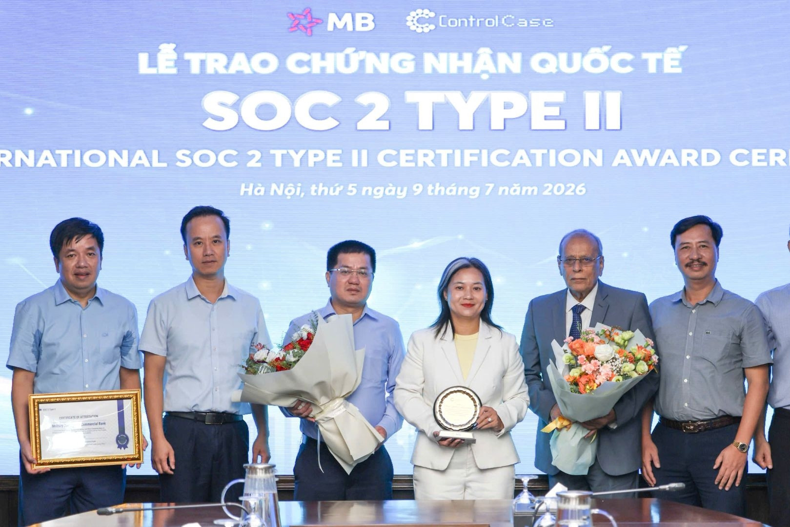 MB được trao chứng nhận quốc tế SOC 2 Type II về bảo mật thông tin
