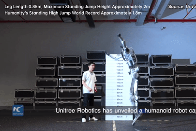 Robot hình người Trung Quốc 'chạy nhanh hơn cả người chạy nhanh nhất thế giới'
