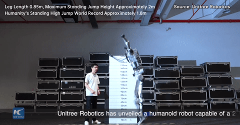 Robot hình người Trung Quốc "chạy nhanh hơn cả người chạy nhanh nhất thế giới"